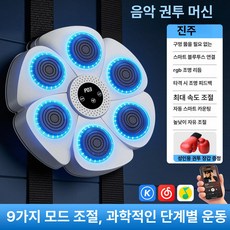 onyou 스마트 음악 복싱 타겟 세트 남아용 반응 훈련 샌드백, 1개, 진주 + 성인용 권투 글러브