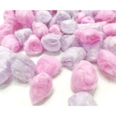 懶懶喵 倉鼠棉球 保暖棉花 100粒裝 倉鼠墊料 脫脂棉 無粉塵 黃金鼠/三線鼠/金絲熊適用, 1個, 夢幻浮島30g, 30g