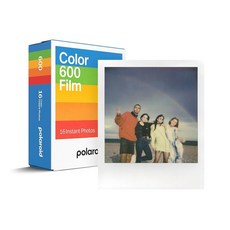 폴라로이드 600용 컬러 필름 라운드 프레임 6021 249170, 16 Photos, 화이트 프레임