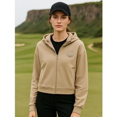 맥케이슨 여성 프리미엄 울100% 후드 집업 베이지 MDW3TZ608BEG 1036952, Beige/085 1036952