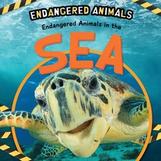 (영문도서) Endangered Animals in the Sea Library Binding, PowerKids Press, English, 9781725336322