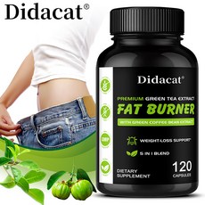 체중 관리 및 팽창을 위한 녹차 추출물 장 건강 지원 - 남성 및 여성을 위한 체중 관리 장 건강, 1개, 60정