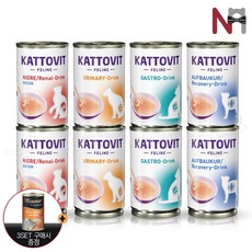 카토빗 드링크 4종 콤보 8캔 (유리너리2+레날2+리커버리2+가스트로2) / 종류별, 8개, 135ml, 콤보 4종