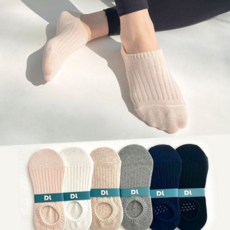 요가 양말 논슬립 덧신 폴리우레탄 필라테스 양말 페이크삭스 폴리에스터 발가락 미끄럼 스포츠 운동 여성, 블랙