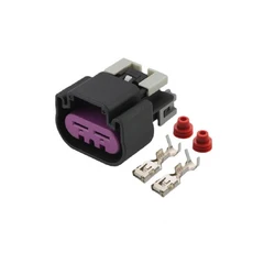 쿠쿠스토어 2핀 자동차 방수 커넥터 여성형 밀폐 센서 플러그 전기 팬 케이블 와이어 소켓 15454358, 02 1Set With Pin