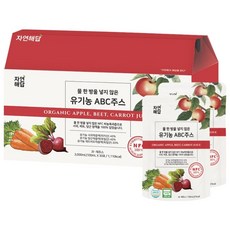 자연해답 유기농 ABC쥬스 사과 당근 비트 NFC 착즙 원액, 3L