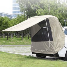 SPF 天幕 戶外車尾帳篷 含紗網 車宿 車露, 不含延伸布