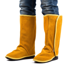 용접용 각반 발등 덮개 커버 토시 소가죽, 1개