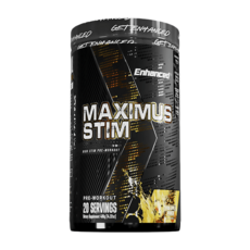 ENHANCED Maximus Stim 헬스보충제 - 차세대 초강력 부스터 파인애플맛, 1개, 20회분