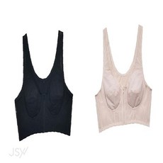 앞지퍼 보정 브라 옆날개넓은브라