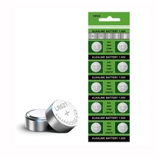 AG1 LR621 알카라인 동전 건전지 시계 장난감 배터리, 1개입, 1개