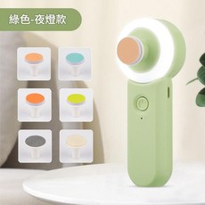 發光式嬰兒電動磨甲器，安全無痛修剪指甲, 發光計價器綠色, 1個