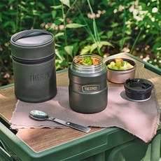 THERMOS 써모스 JCW-505K (DB) 등산용 푸드컨테이너, 데이브레이크, 470ml