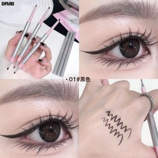 DFMEI sweet mint刀鋒眼線膠筆順滑勾勒眼角下至描繪柔霧感立體臥蠶2837, 1個, 01-黑色:120mg