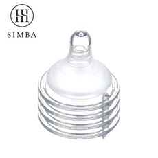 贈奶粉袋 Simba 小獅王辛巴 母乳記憶超柔防脹氣寬口圓孔奶嘴/寬口十字奶嘴/標準十字奶嘴/標準圓孔奶嘴/蘊蜜奶嘴, 1個, (1入裝)標準圓孔 L-1入(6M+),贈奶粉袋1只