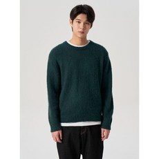 매장정품 에잇세컨즈 8SECONDS 롱헤어 라운드넥 니트 그린 (264151EY2M) 264151EY2M 205958