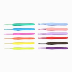 Knitt 素色鉤針組 12件, 單色