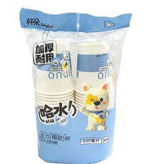 杯朵 beiduo 加厚一次性紙杯, 1個, 1個裝
