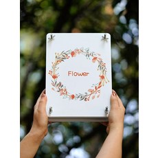 압화공예 압화기 핸드메이드 압화 도구 누르미 머신 꽃 꽃누르기, 강화형 미니 압화기 15x15cm 6개