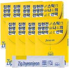 집현전 스틱 공부 몰입 에너지 수능 비타민B 테아닌 홍삼 아연 아미노산, 20g, 56개