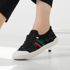 제이슈 니트 타치 스트링 스니커즈 3cm