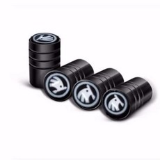 자동차 타이어 밸브 캡 휠 보호 먼지 방지 스코다 옥타비아 슈퍼브 코디악 라피드 파비아, 2. 4pcs-black, 1개