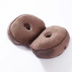 瑜伽日本瘦臀屁股坐墊辦公室美臀墊透氣孕㛿尾椎減壓腰枕痔瘡坐墊, 1個, 摩卡棕色坐墊