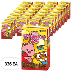 서울에프엔비 뽀로로 딸기바나나 우유 140ml, 336개