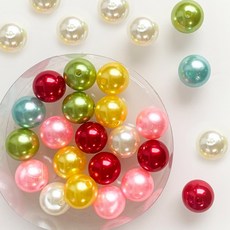 진주구슬 20mm / DIY 비즈공예, 1통, 진주색
