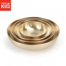 고품격 원형 유기 반찬 그릇 방짜유기 앞접시 보온 전통식기 고급식기 예단, 유기원형찬기 14호