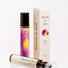 브리즈앤다이브 아로마롤온 일랑일랑 8ml 프리미엄 원료 비건인증 천연 유기농 테라피 오일 저자극 집중력강화 마사지 선물 부모님 이벤트 어린이집 선생님, 1개
