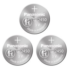 파나소닉 리튬 코인건전지 CR2450, 3개입, 1개