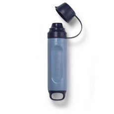 LifeStraw Peak 시리즈 - 하이킹 캠핑 여행 생존 및 비상 상황에 대비한 1인용 개인용 정수 필터. 박테리아 기생충 미세 플라스틱을 제거합니다., 블루 라즈베리, 1개
