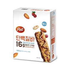 포스트 단백질바, 6개, 500g