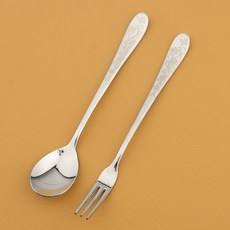 삼미 화이트플라워 티스푼포크, 1개, 화이트플라워티스푼1P