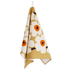 Unikko (59) 마리메코 유니코 키친 타월 티타올 47×70 cm캐러멜×크림×오렌지