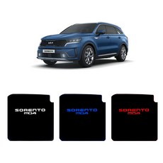 제사오스토어 쏘렌토 도어캐치 플레이트 4조각 LED MQ4 전방등 시인성 교체형, 블루