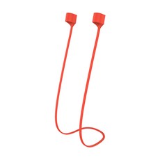 耳機矽膠防丟線 適用於AirPods, 紅色, 1個, F