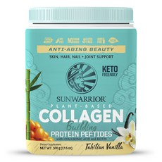 SUNWARRIOR 膠原蛋白玻尿酸胜肽維他命蛋白乳清粉 香草味, 1個, 500克