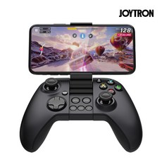 조이트론 모바일 게임패드 스마트폰 컨트롤러 안드로이드 아이폰 PC 블루투스 호환, 1개, 블랙, 안디오스