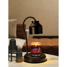 심플캔들워머단품 타이머기능/똑딱이스위치 할로겐전구2개포함, 블랙(타이머)