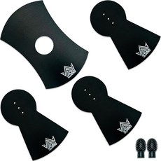 드럼 음소거 패드 소음기 세트 16피스 댐핑 4개 및 심벌 머플러 8개 포함 그외 각종 370698