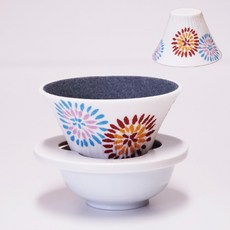 COFIL fuji 사계 세라믹 필터 서버・접시 첨부 불꽃놀이(여름)