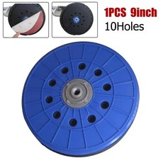 1PC 9 인치 10 홀 마른 벽에서 나온 샌더 후크 및 루프 백업 패드 14mm 스레드 연삭 연마 플레이트 연마 샌, 1개