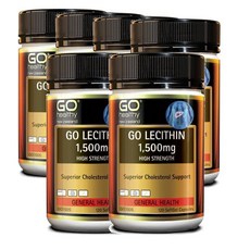 고헬씨 레시틴 1500mg Go Healthy Lecithin, 6개, 120정