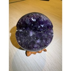 JOSEPH 紫水晶球, A:7.5cm紫水晶開口笑