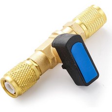 에어컨 볼 밸브 1 4 SAE 냉매 어댑터 직선형 2351218, 1/4 inch