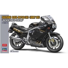하세가와 1/12 스즈키 GSX-R750 (H) (GR71G) 블랙 / 골드 컬러 플라스틱 모델 21749