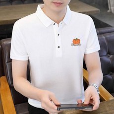 2026男士夏季Polo衫短袖休閒衫，條紋翻領T恤，輕薄透氣運動商務半袖衫