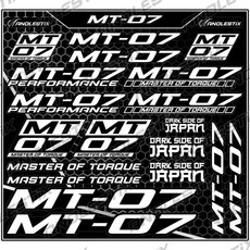 비닐 오토바이 스티커 엠블럼 탱크 데칼, 1개, 8. White